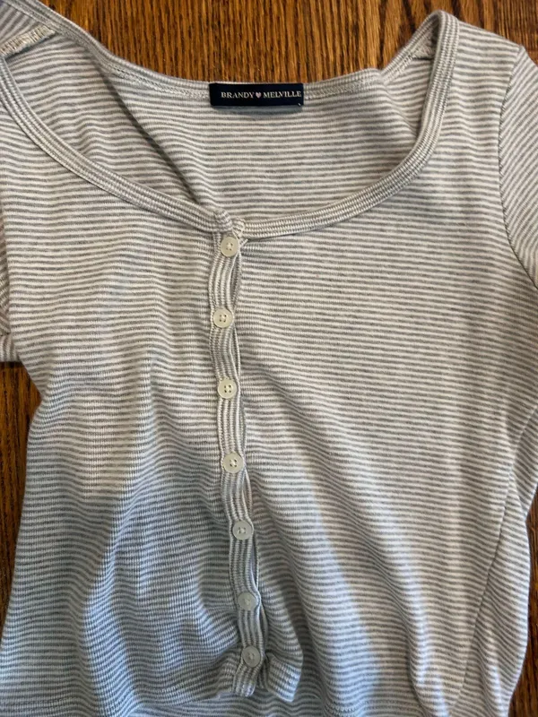 Striped Brandy Melville Top - Image 3