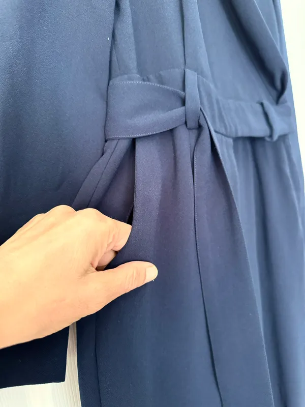 Heaven Long Sleeve Navy Jumpsuit, Size 34/US 2 - Image 11