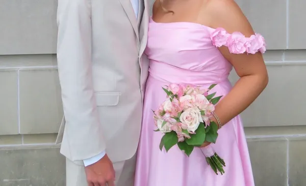Pink Prom Dress Size 16 - Image 2