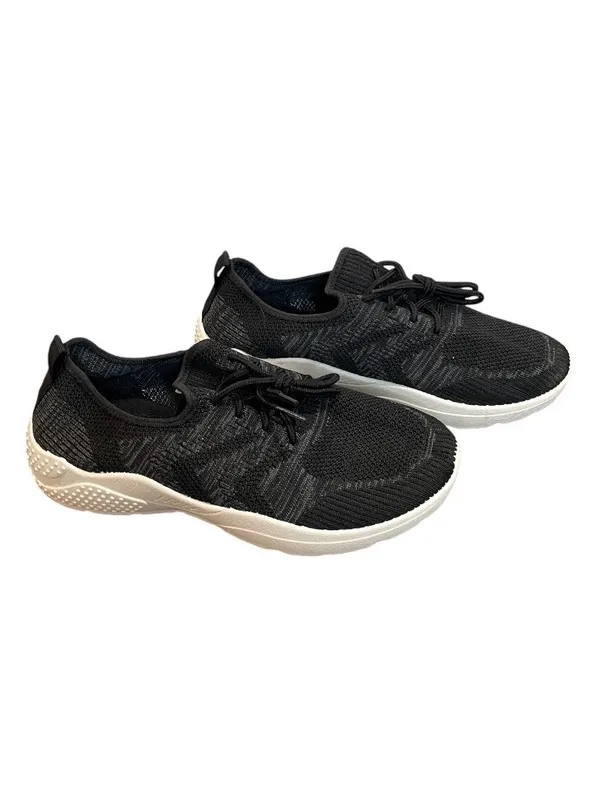Pro Player Black Mesh Sneakers - Image 3