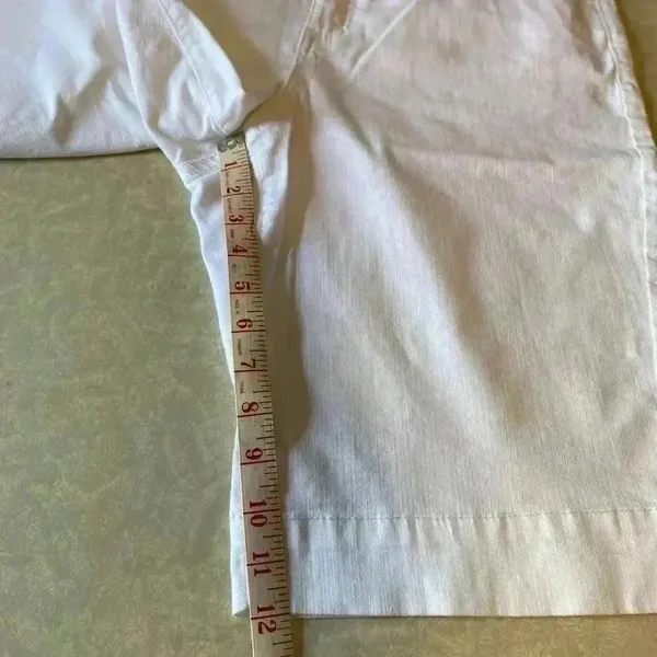 Code Bleu Women's White‎ Stretch Bermuda Shorts Size 12 White - Image 6