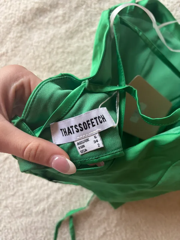 ThatsSoFetch Green Corset/ Bustier - Image 4