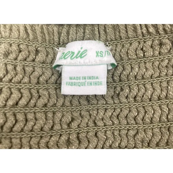 Aerie Olive Cotton Smocked Romper XS Pockets Cami - Image 13
