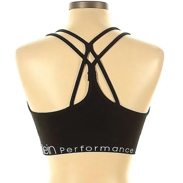calvin klein performance black sports bra - Image 2