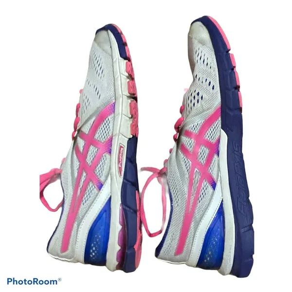 Asics Gel Excel‎ 33 v3 Size US 8 EU 39.5 Women's Running Shoes White Pink T460N - Image 2