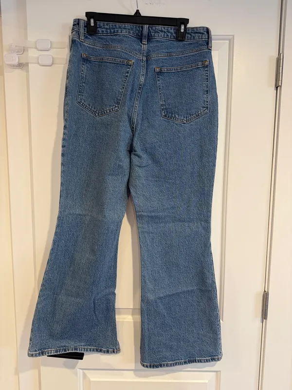 Abercrombie & Fitch The Vintage Flair High Rise Jeans Curve Women's 31 12s NWT - Image 8