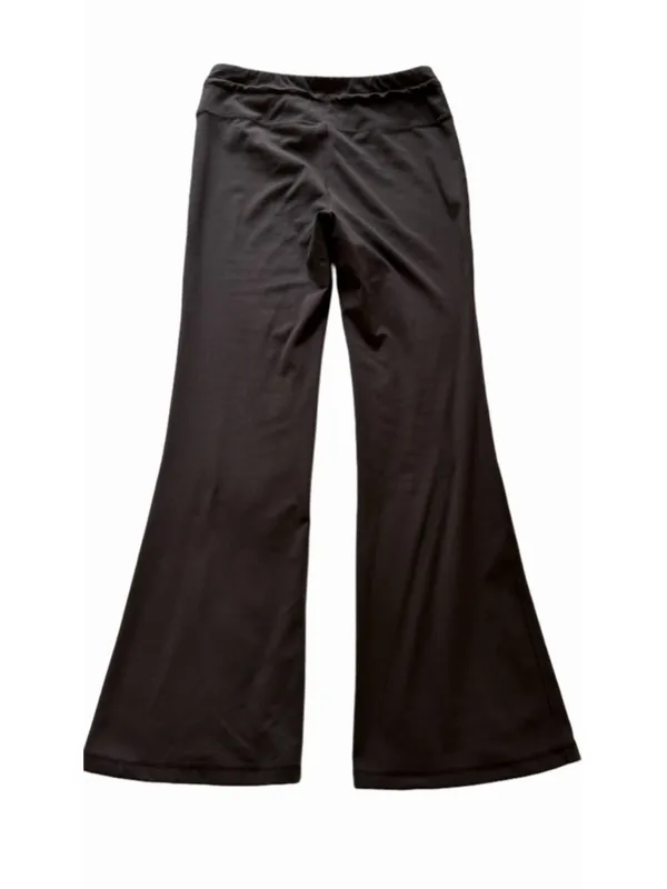 Velocity Active Stretch Raven 7/8 Flare Pants in Brown, Size L - Image 2