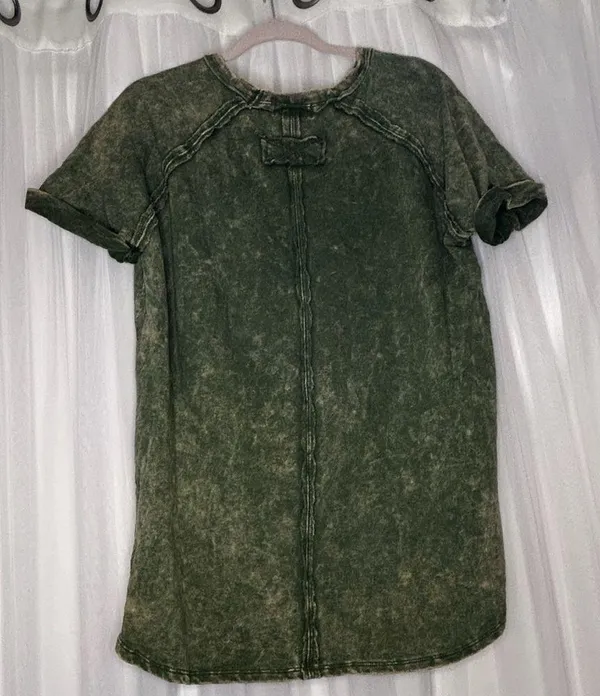 Impressions Green Short Sleeve T-Shirt Casual Style - Image 2