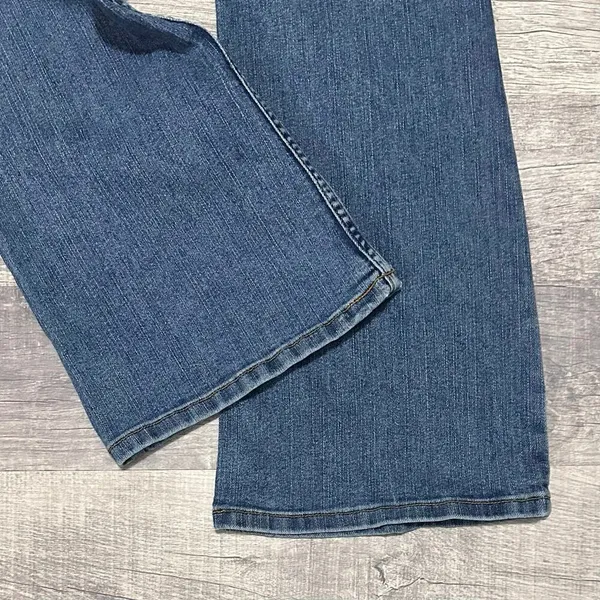 Cruel Girl Medium Wash Bootcut Western Jean Womens 11 (32.5X32) Low Rise Stretch - Image 6
