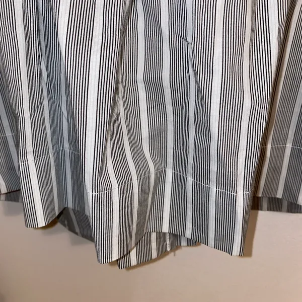 Anthropologie NWT $98 x Dolan Striped Tube Smocked Pullover Tie-Styling Top XL - Image 10
