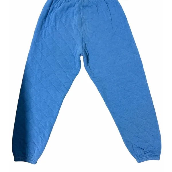 Aviator Nation‎ Quilted Sweatpants Ocean Blue Size Large - Image 6