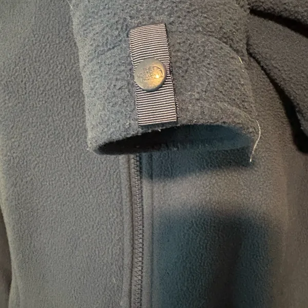 The North Face Women's Fleece Mock Neck Full Zip Up Jacket Blue M - Image 7