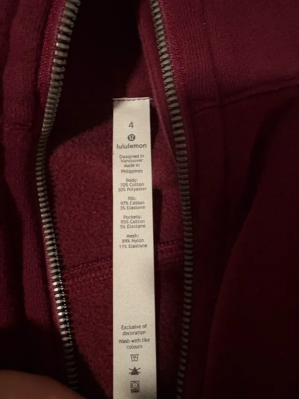 Lululemon Full-Zip Scuba Oversized Hoodie - Image 4