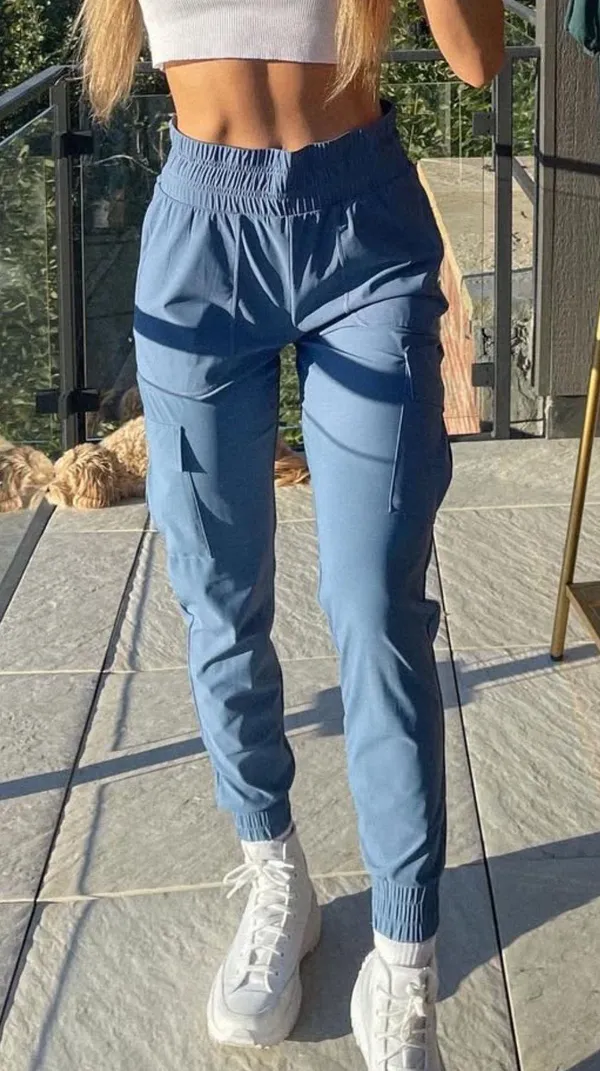 Balance Athletica Vitality Blue Cargo Joggers - Image 3