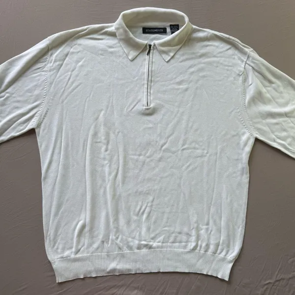 Vintage Statements Quarter Zip Sweater - Image 4