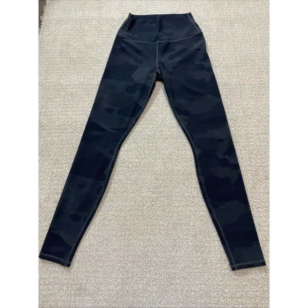 Alo Yoga High Waist Camo Vapor Leggings Black Camouflage Size S - Image 4