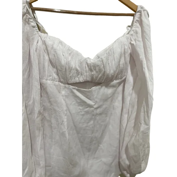 RUMER CAMILLE MINI DRESS SIZE LARGE‎ White - Image 7
