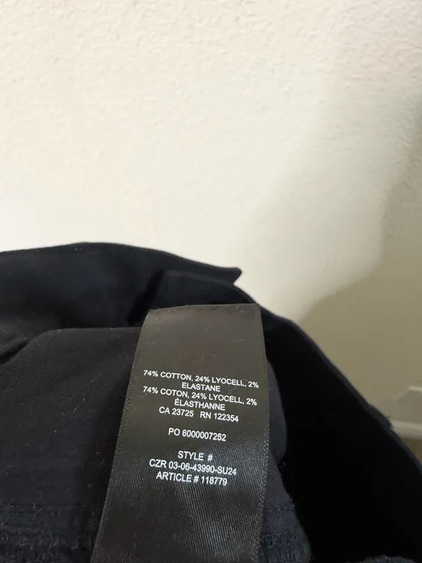 Aritzia Tna New Highway Cargo Pant‎ Black Womens Size 8 - Image 9