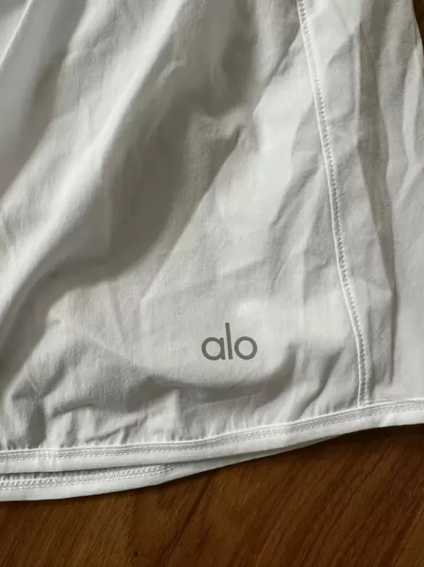 ALO YOGA White Sporty Mini Skirt, Size M - Image 2