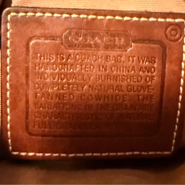 Coach Brown Leather Purse - Image 4