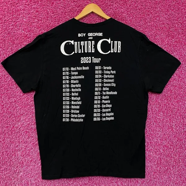 Boy George and Culture Club 2023 Tour Soul Pop Band Tee 2X - Image 3