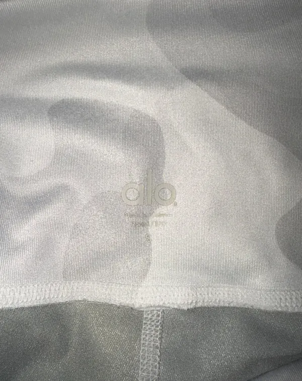 Alo Yoga White Camo Leggings - Image 4