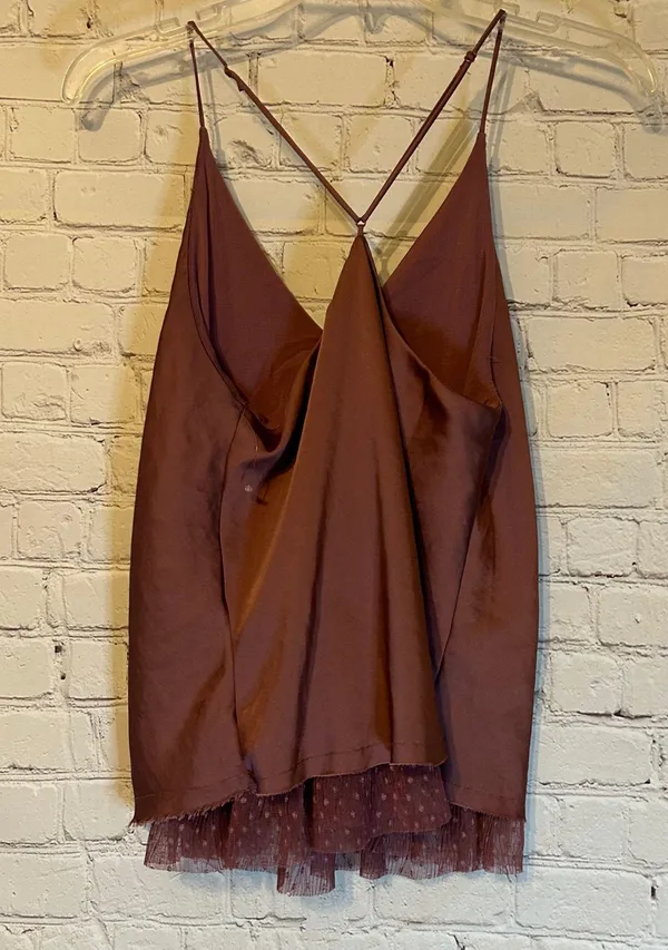Free People NWOT Intimately Mauve Camisole, S - Image 2