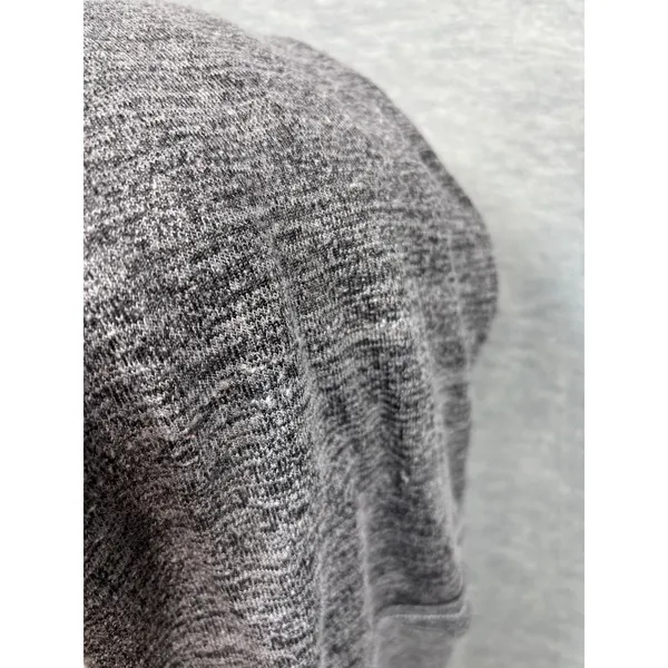 BKE‎ Womens Grey Heathered Striped Sleeve Oversized Knit Top Size M - Image 6