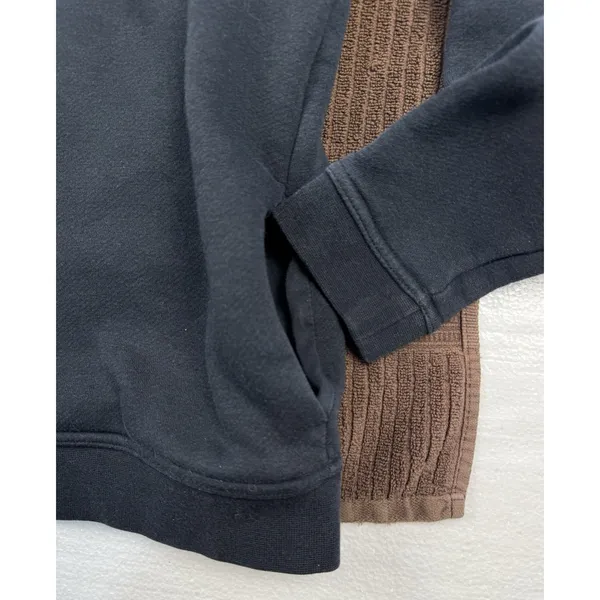 Nike Funnel Neck‎ Pullover Hoodie Women's Size Large Sportswear Black 828601-010 - Image 5