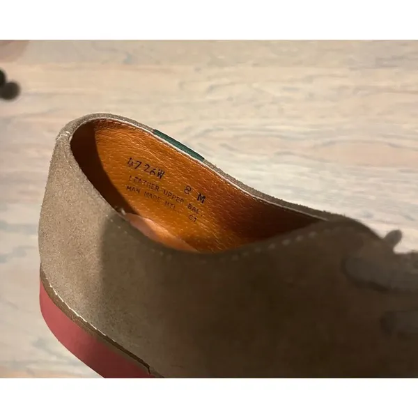 GH Bass Women’s Denise Buc Oxfords Shoes Size 8M Tan Taupe Suede Lace Up - Image 4