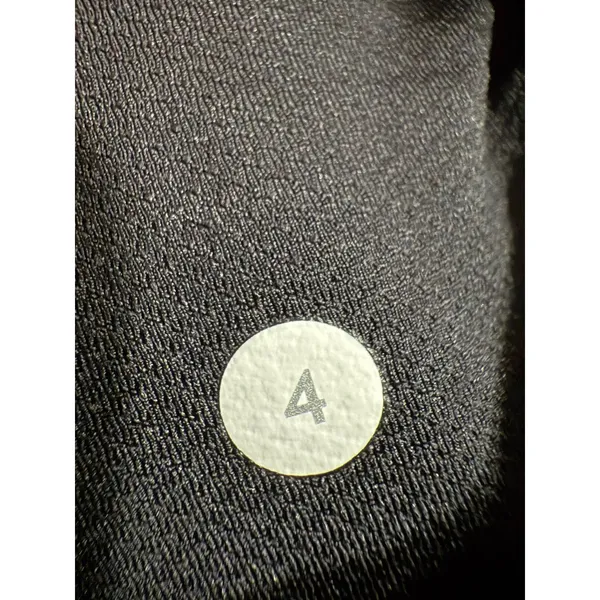 Lululemon Black Running Crop‎ Leggings Womens Size 4 Activewear Athletic - Image 5