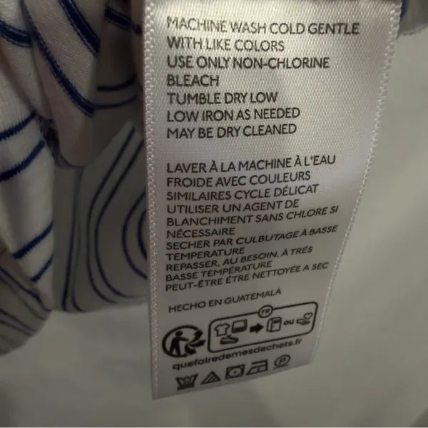 Pilcro Anthropologie Navy & White Striped corset tank size small NWT - Image 8