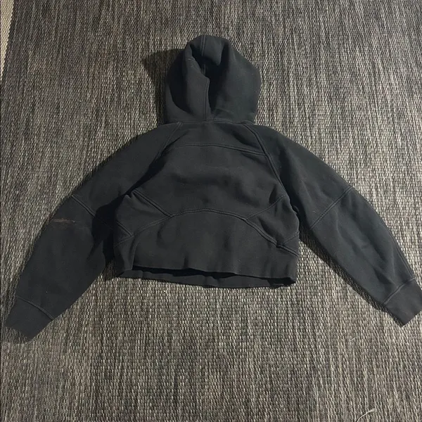 Lululemon Scuba Oversized 1/2 Zip Hoodie Cotton Fleece Size XS/S - Image 2