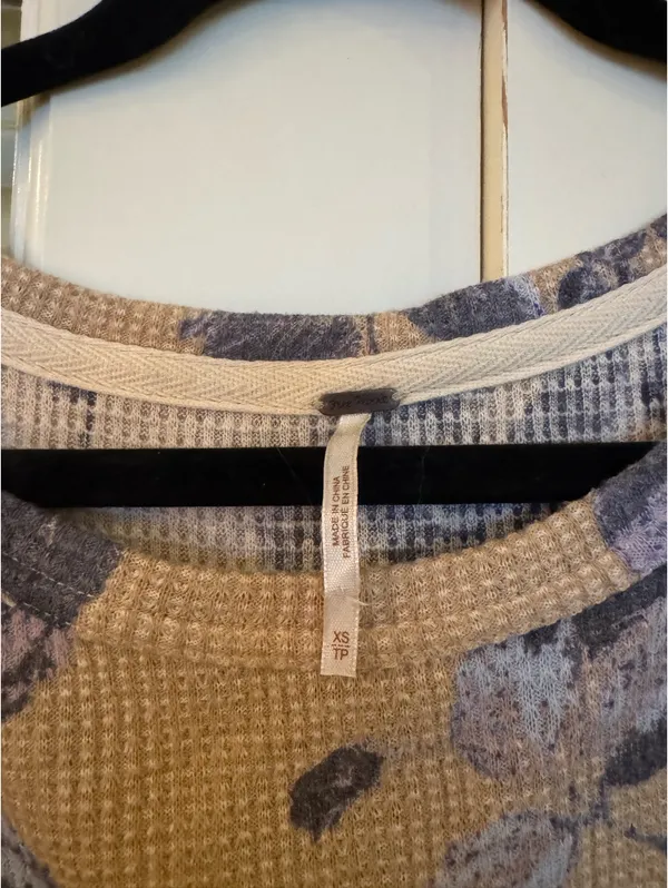 Free People We the Free Winter Bloom Sweater Top - Image 3
