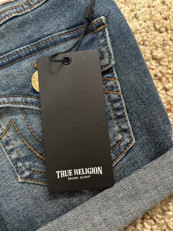true religion jean shorts  - Image 3