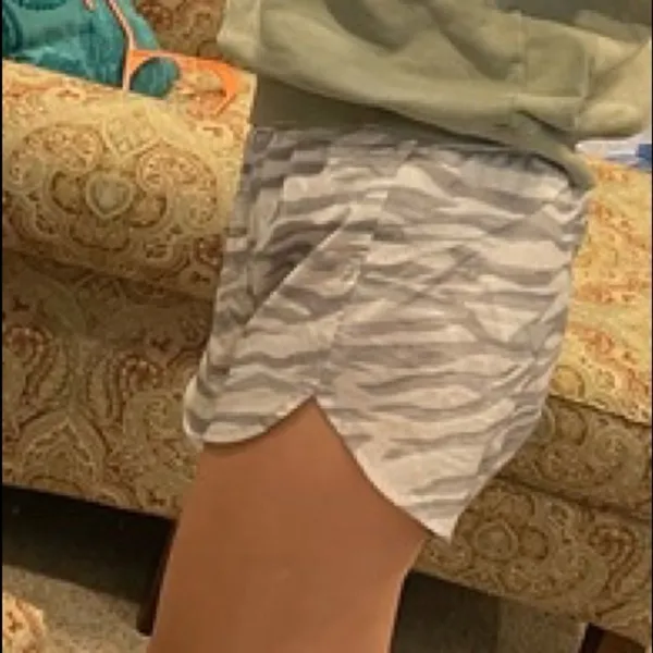 ✨ All In Motion Grey Tiger Stripe Athletic Shorts✨ - Image 6