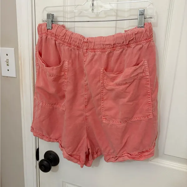 Aerie High Waisted Pull-On Shorts in Spicy Coral - Image 9