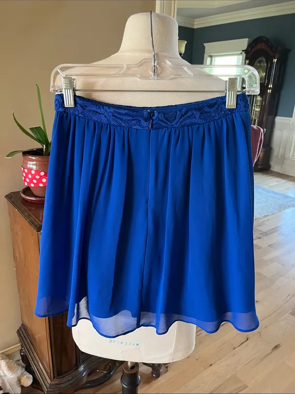 IN San Francisco Sem Formal Royal Blue Mini Skirt - Image 14
