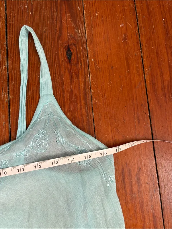 Light Blue Ombre Butterfly Jumpsuit Flowy Boho Free Size (Medium) - Image 5