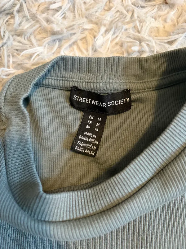 Streetwear Society Ribbed Top - Image 2
