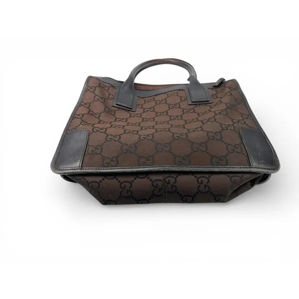 Gucci Set bag Wallet Dust bag brown canvas GG monogram tote Purse Top Handel - Image 3