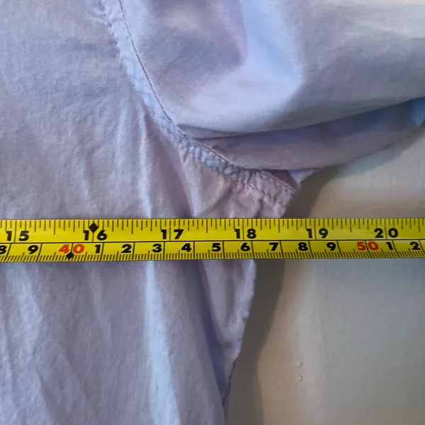 Lilly Pulitzer Lavender Purple Button Down Shirt Cotton Preppy Minimalist Small - Image 7