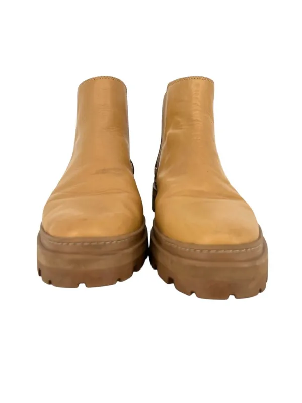 Madewell Mariam Chelsea Boot Tan Leather Womens Size 10.5 Gorpcore Utility - Image 4