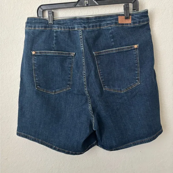 Judy Blue Dark Wash Denim Skort Size 2XL - Image 7