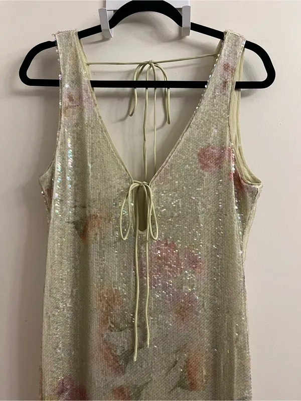 Bardot Eloda Sequin Midi Dress Size US 12 - Image 5