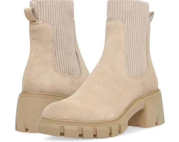 Steve Madden Hayle Suede Leather Chunky Boots - Image 4