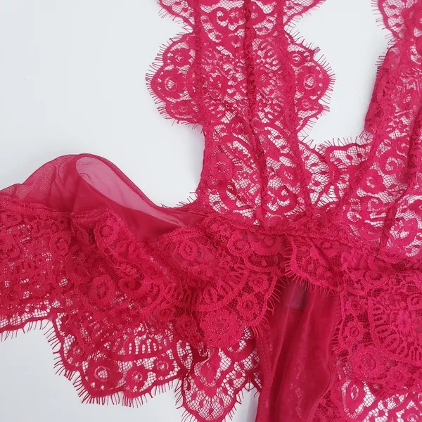 Frederick's Of Hollywood Lace Thong Teddy Lingerie New With Tags - Image 5