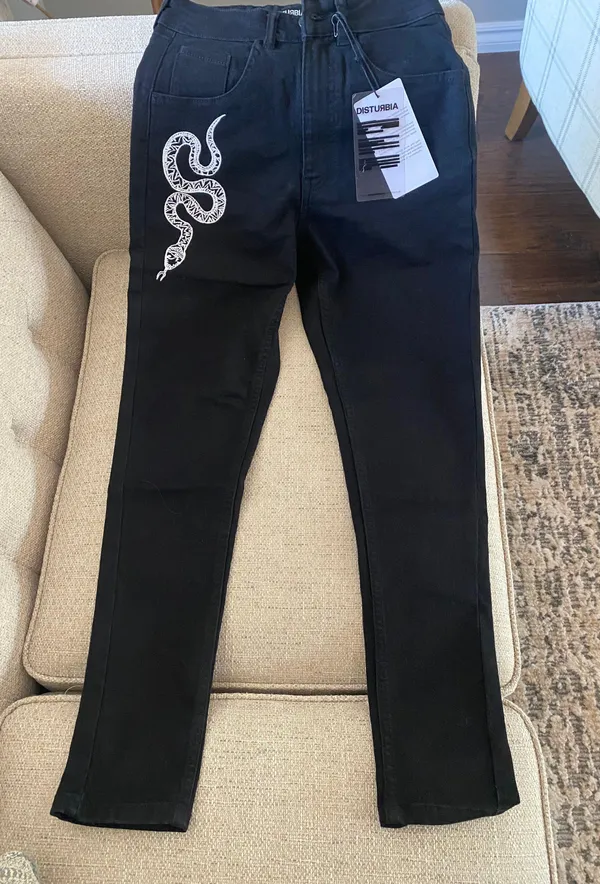 NWT! Disturbia Eden Jeans Size 24 - Image 5