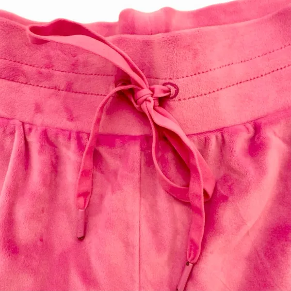 Victoria’s Secret On Pointe Pink Velour High Rise Drawstring Joggers Size Medium - Image 9
