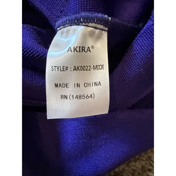 Akira Soft Glam Midi Purple Bandage Dress Size Small NWOT Homecoming Wedding - Image 5